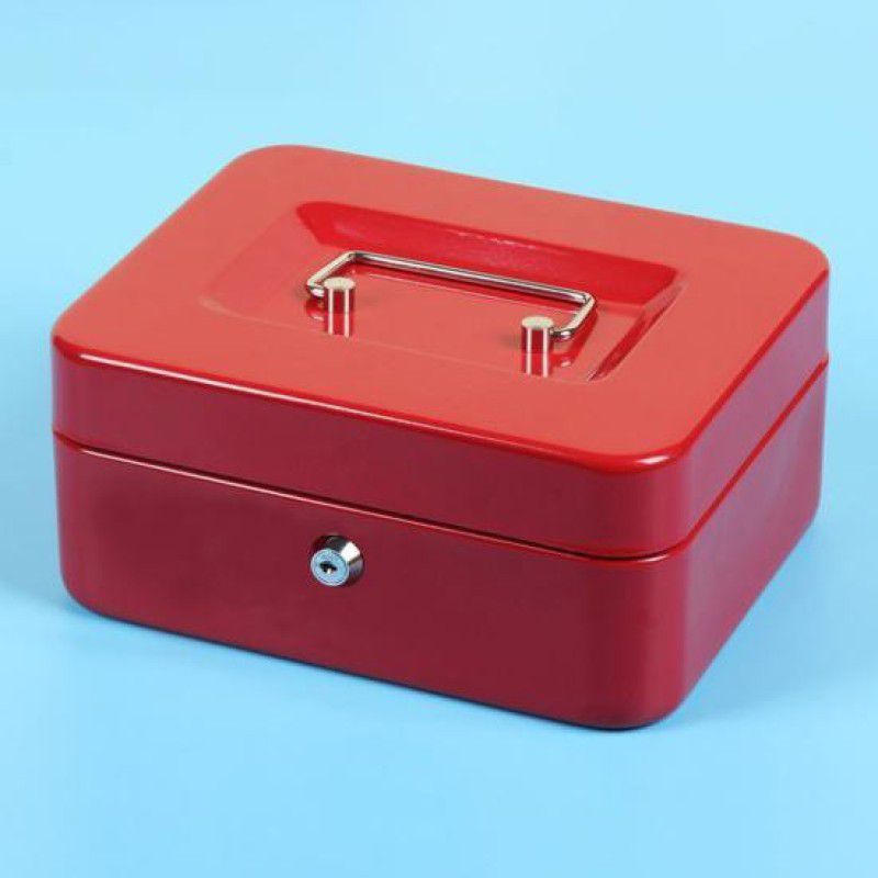 Flipco Box with Combination Lock, Metal Cash Box with Money Tray Cash Box  (1 Compartments)