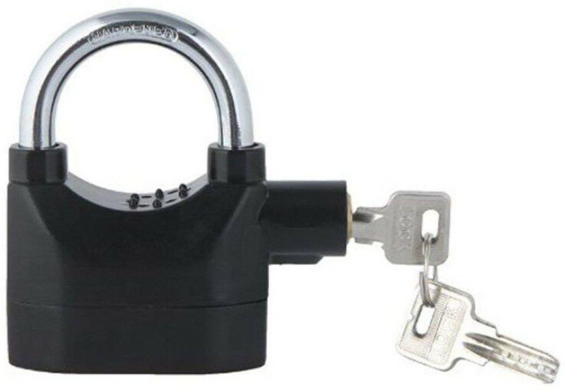 Cospex Security Alarm Lock System | Waterproof Black Anti-theft Siren 110DBA Lock  (Multicolor)