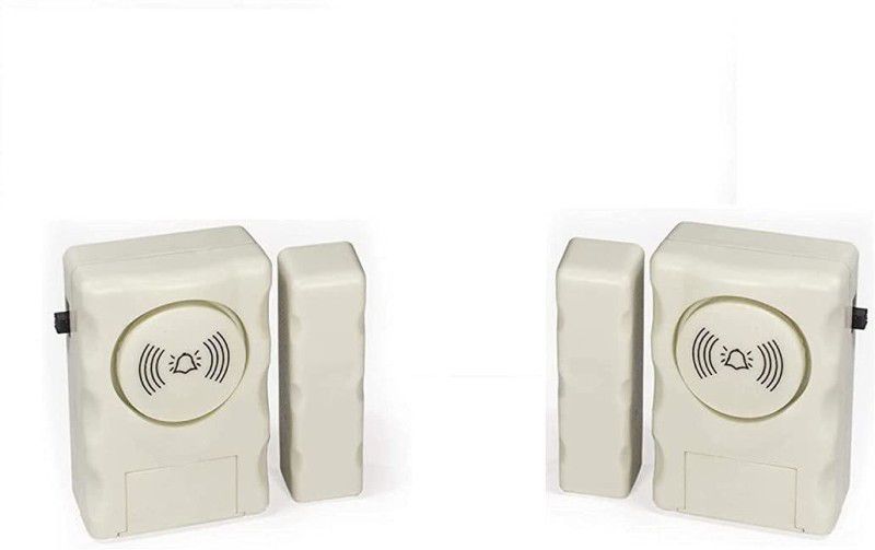 ultronix Door Alarm Security for Home Wireless, Door Alarm Sensor for Home, Window Alarm Security for Home, Door Alarm for Main Door, Door Open Alarm for Home, Door Open Sensor Alarm, Pack -2 Door & Window Door Window Alarm  (105)