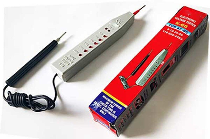 A&S TOOLSHOP K-66 Voltage Tester AC/DC Electronic Voltmeter with LED indicator Digital Voltage Tester