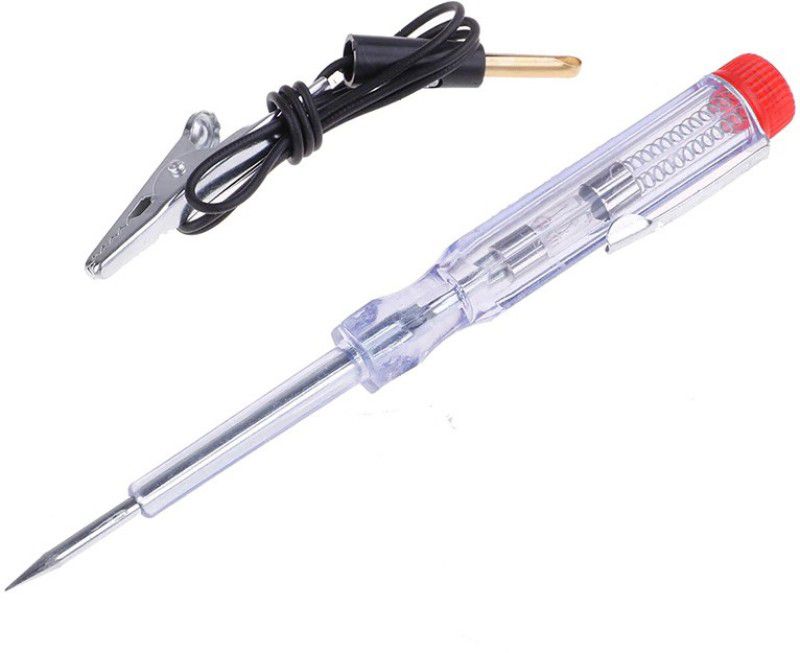 uptodateprouducts DC 6V-24V Car Tester Fuses and Light Socket Tester Transparent Circuit Test Pen Analog Voltage Tester