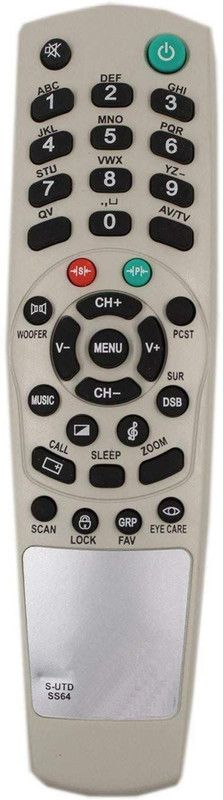 MASE Compatible Sansui Crt TV remote_controller Sansui Remote Controller  (Matty White)