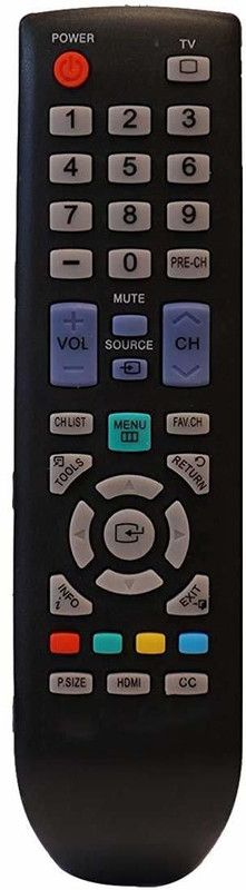 YKA LCD/LED Remote No. URC74 samsung Remote Controller  (Black)