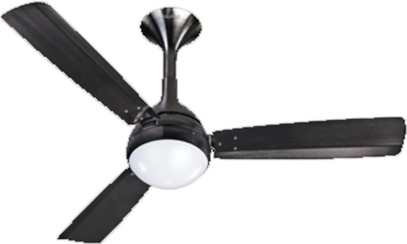 V-Guard Imagina 1200mm Mobile Control Smart Led 1200 mm 3 Blade Ceiling Fan  (Black, Pack of 1)
