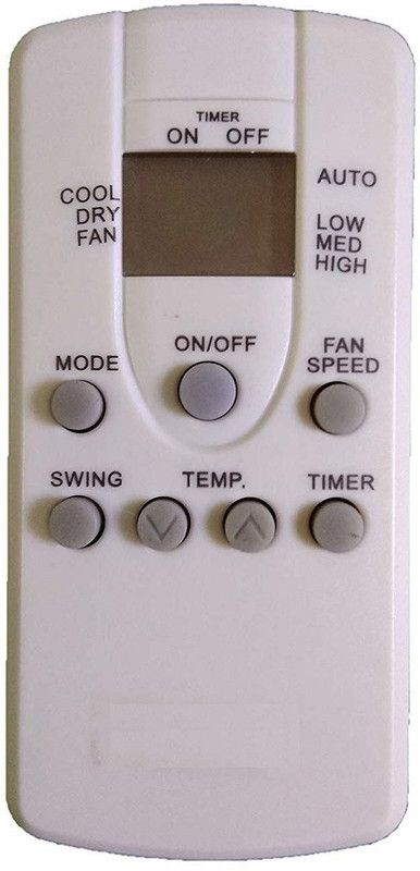 BhalTech VE-167 AC Compatible for AC Carrier Remote Controller  (White)
