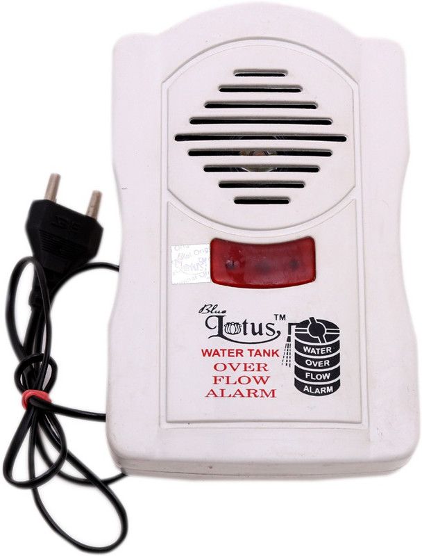 Goyal Traders Blue Lotus White Water Tank Overflow alarm Wired Sensor Security System