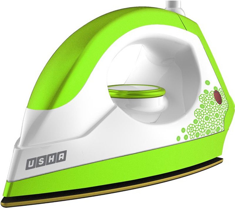 USHA EI 3302 Gold 1100 W Dry Iron  (Lime)