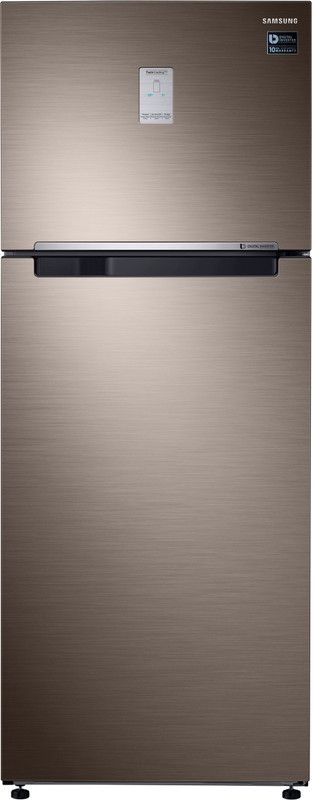 SAMSUNG 476 L Frost Free Double Door 2 Star Convertible Refrigerator  (Refined Brown, RT49R6738DX/TL)