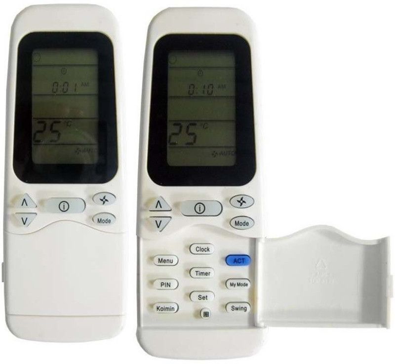 Topmarque Blue Star VC62 BLUE STRA Split/Window Air Conditioner Remote (Please Match The Image with Your Old Remote) Remote Cont Remote Controller  (White)