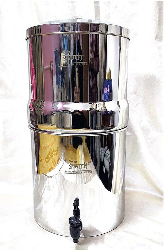 Tata Swach STAINLESS STEEL 30 L GRAITY WATER PURIFIER 30 L Gravity Based + UF Water Purifier  (STAINLESS STEEL)