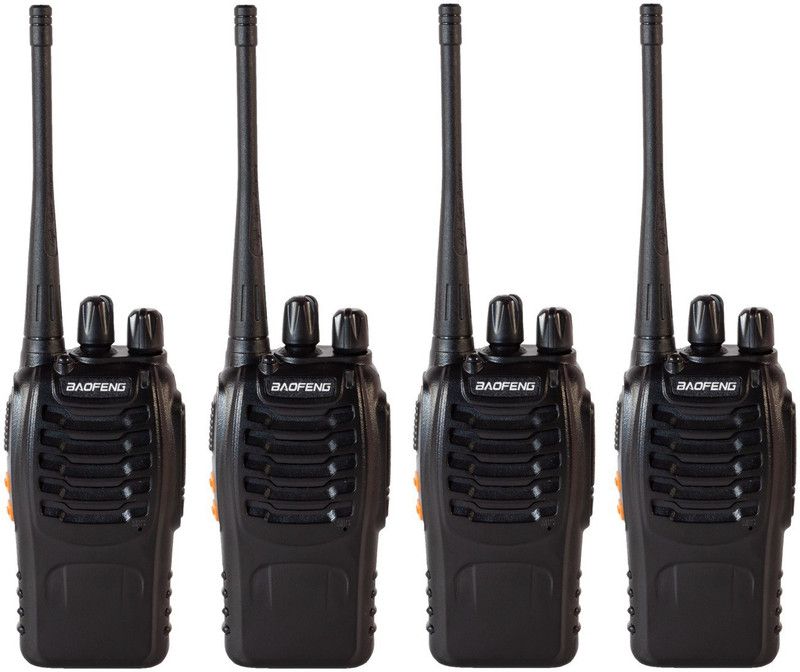 Baofeng BF 888S BF 888S pack of 4 Walkie Talkie  (Black)