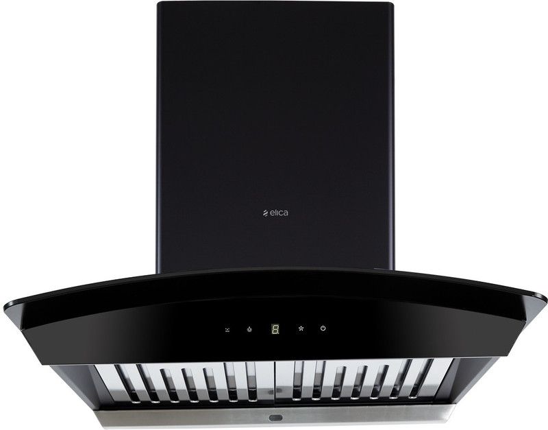 Elica WDAT HAC 60 NERO Auto Clean Wall Mounted Chimney  (Black 1200 CMH)