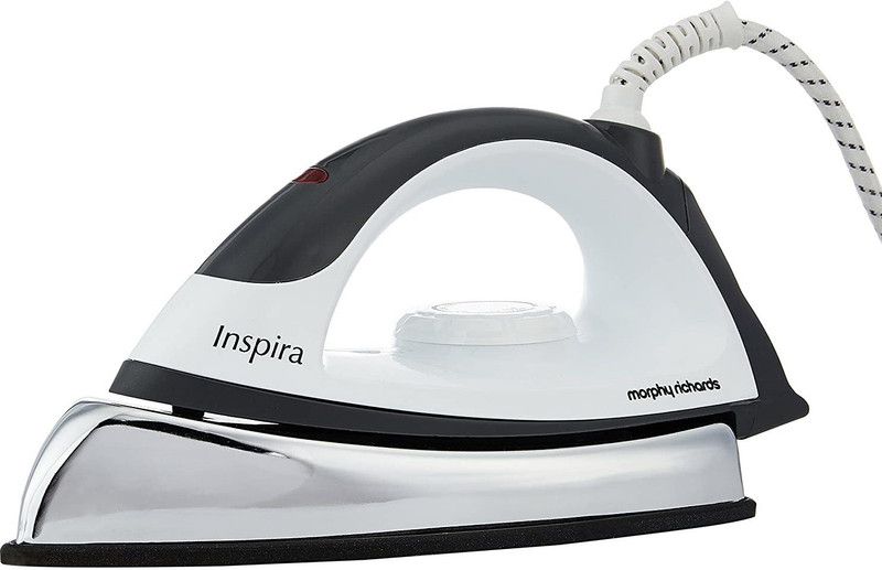 Morphy Richards Inspira 1000 W Dry Iron  (White & Black)