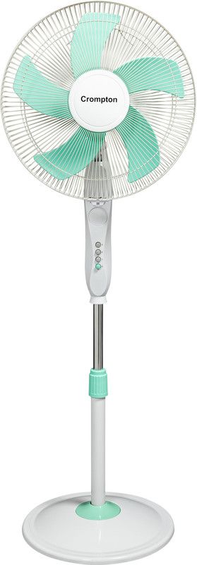 Crompton Pentaflo 400 mm 5 Blade Pedestal Fan  (Pastel Green, Pack of 1)