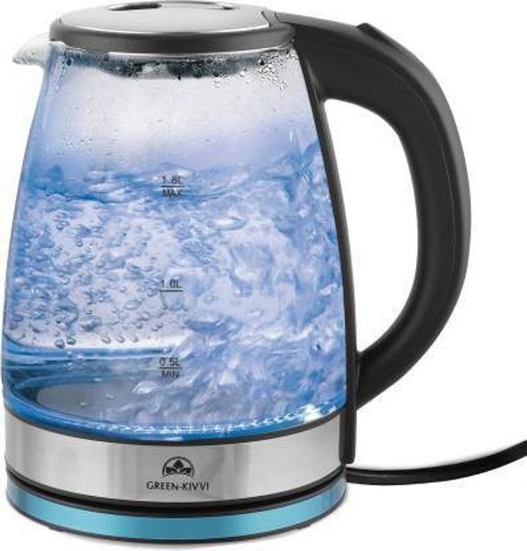MERCHANT GOODS MG-GLASS ELECTRIC KETTLE Electric Kettle  (1.8 L, Blue)