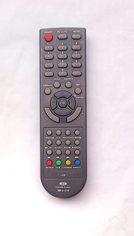 Piyush REMOTE SB-21218 FOR LED/LCD COMPATIBLE TO MELBORN Send Old Remote Photo at 9822247789 WhatsApp Verification Remote Controller  (Black)