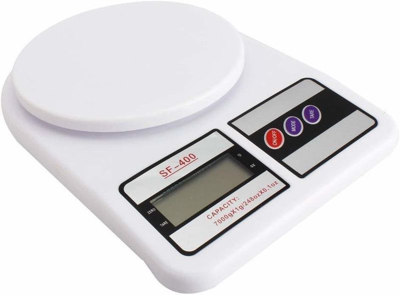 GREEYA SF400 Electronic Kitchen Digital Weighing Scale, Multipurpose (White, 10 Kg) Weighing Scale  (White)