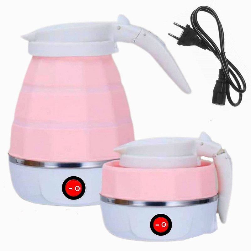 MAITRI ENTERPRISE Kettle for Most Travel and Home & Office Use(Multicolor) Beverage Maker  (0.6 L, Pink)