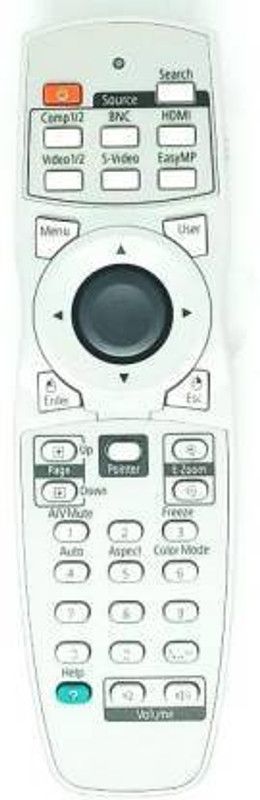 Nij Compatible For Projector Remote Control MODELS:EBG5350, EBG5300, EBG5200 ETC EPSON Remote Controller  (White)
