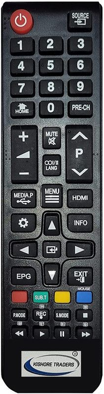 Kishore Traders Compatible Remote Control for Wisdom Share Cloud Smart Led Tv Wisdom Share Smart Cloud Led Tv Remote Controller  (Black)
