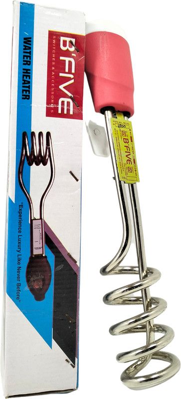 b'five Shockproof with waterproof handle copper heavy wired with 6-Amp Plug_007 1500 W Shock Proof Immersion Heater Rod  (Water)