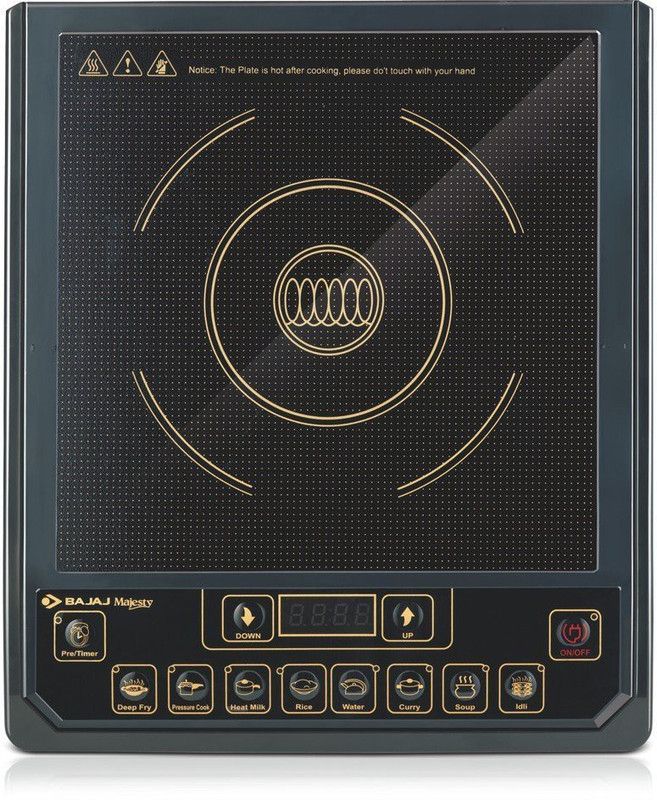 BAJAJ Majesty ICX 3 Induction Cooktop  (Black, Push Button)