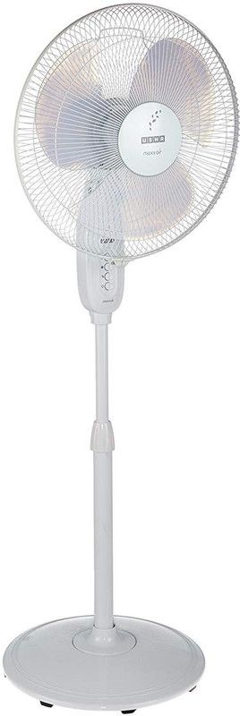USHA Maxx Air Super 400 mm Ultra High Speed 3 Blade Pedestal Fan  (White, Pack of 1)