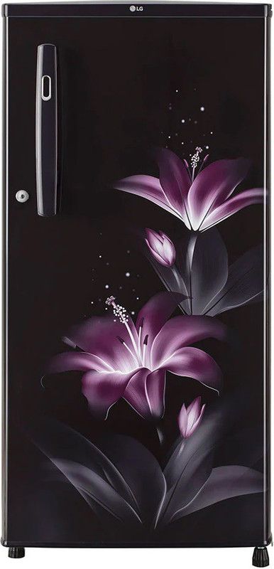 LG 190 L Direct Cool Single Door 2 Star Refrigerator  (Purple Glow, GL-B199OPGC)