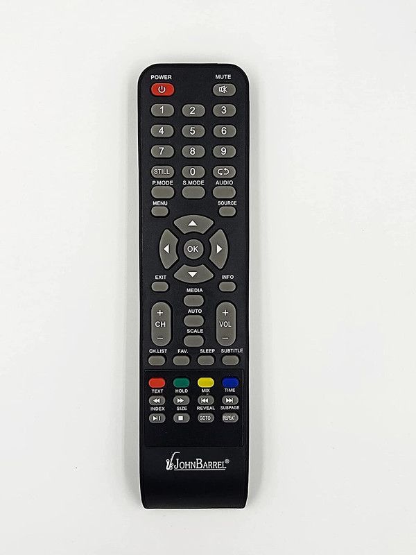 Nij 1581 LED LCD TV Remote Control JOHNBARREL Remote Controller  (Black)