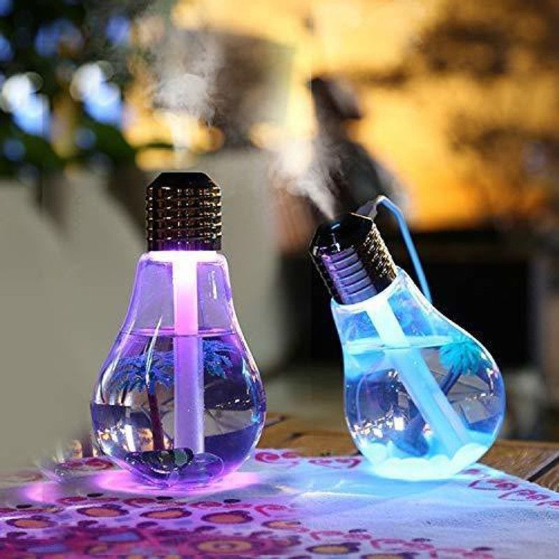OCTOPUSPRIME Room Home Decorative BulbHumidifier Sanitizer Air freshener Automatic Seven ColorLed, Humidifier