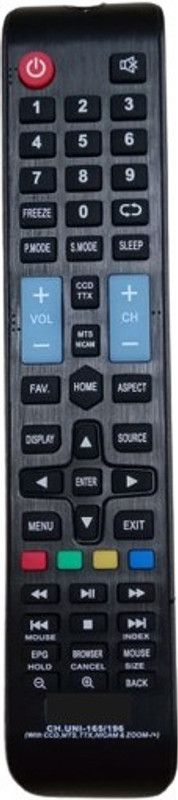 Nij CH-UNI-165-196 All Brands Led/Lcd TV Remote Control Universal CHINESE & ASSEMBLY TV Remote Controller  (Black)