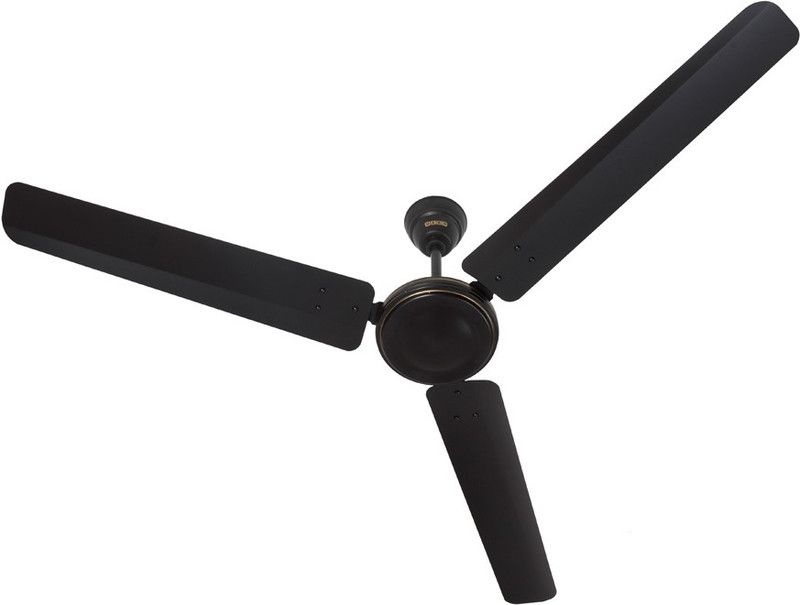 USHA Striker Coffee Brown 1400mm 1400 mm 3 Blade Ceiling Fan  (Black)