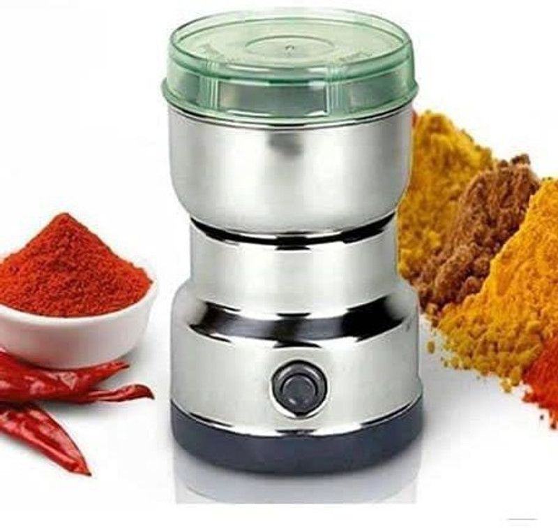 GVJ TRADERS Coffee Grinder Electric Multifunction Small Food Grinder Coffee Bean NA Cups Coffee Maker  (Multicolor)