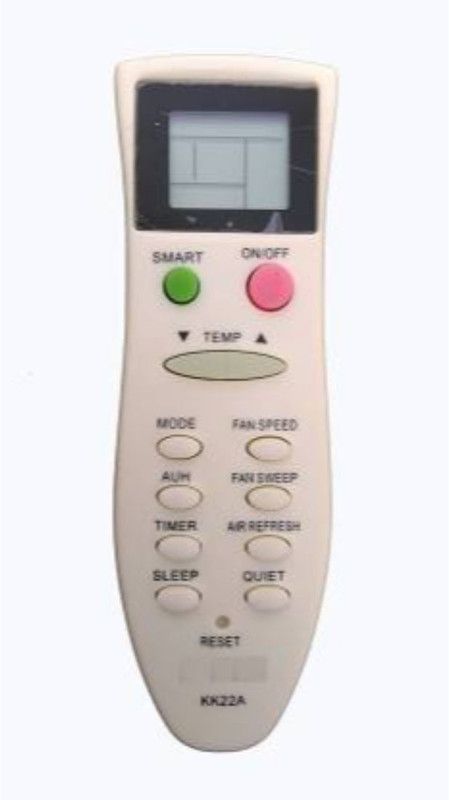 BLIKSEM BL74 Split/Window Air Conditioner Remote (Please Match The Image with Your Old Remote) VOLTAS Remote Controller  (White)