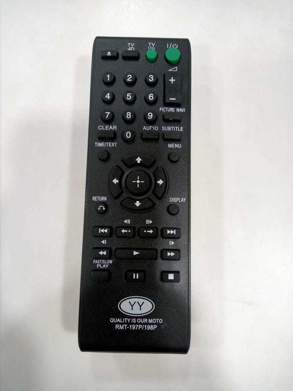 Nij Compatible For RMT-197P/198P DVD Home Theater System Remote Control SONY Remote Controller  (Black)
