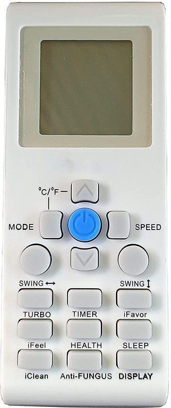 BhalTech YKR-P/002E VE-171 AC Compatible for VIDEOCON AC Remote Controller  (White)