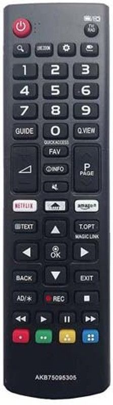 MASE AKB75095305 Compatible Remote For LG Smart Tv With Netflix-Amazon Features LG Smart-TV LG Remote Controller  (Black)