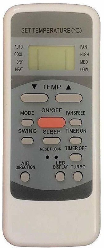 Akshita 78-1 AC Compatible For Air Conditioner Remote Control Blue Star/Voltas/Hitachi & Onida Remote Controller  (White)