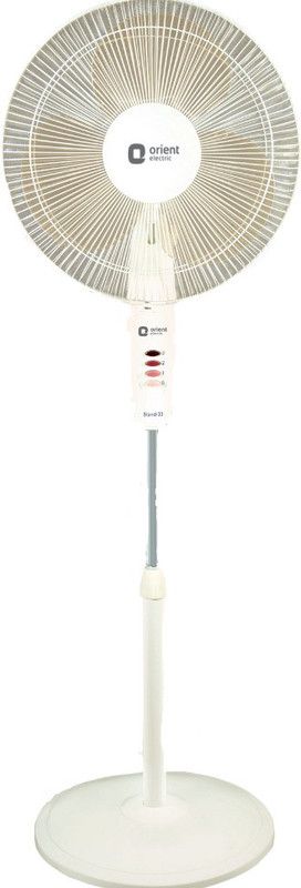 Orient Electric Stand 33 400mm 400 mm 3 Blade Pedestal Fan  (White, Pack of 1)