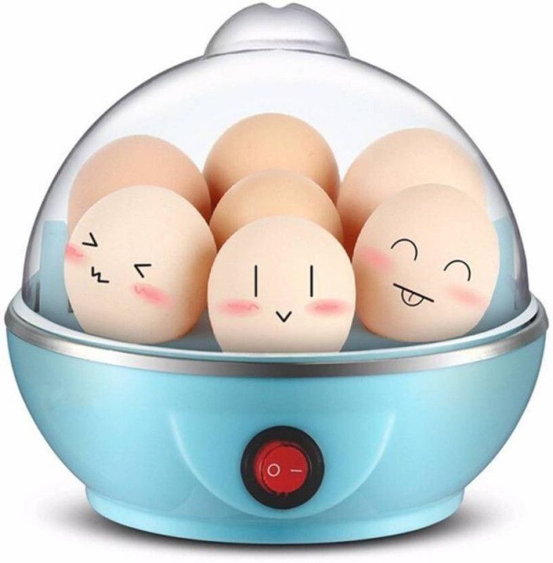 Klick N Shop Electric Egg Boiler Poacher Stylish 7 Egg Boiled Cooker Egg Cooker  (Blue, 7 Eggs)