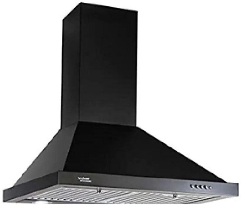 hindwre JUPITER NEO BLK DECORATIVE CHIMNEY Wall Mounted Chimney  (BLACK AND GREEY 1000 CMH)