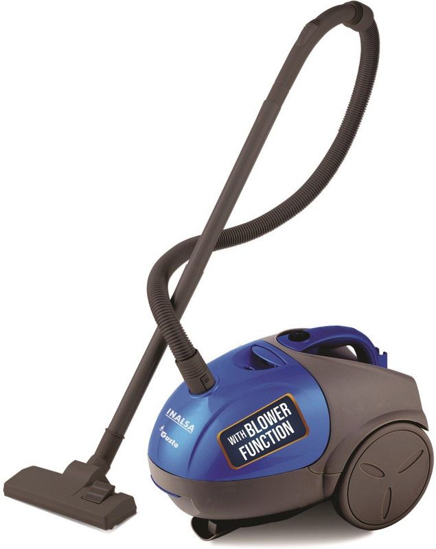 Inalsa Gusto Dry Vacuum Cleaner with Reusable Dust Bag  (Blue, Grey)