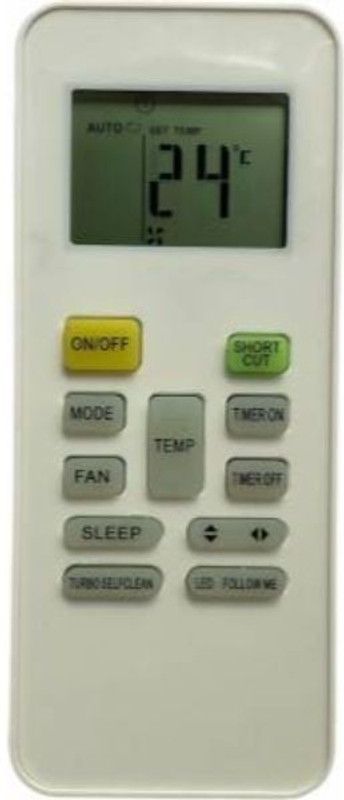 Topmarque VC 161 Split Air Conditioner Remote (Please Match The Image with Your Old Remote) ELECTROLUX Remote Controller  (White)