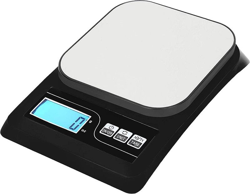 Kelo Vajan Kata- 10kg Digital Food Kitchen Scale Weight Grams and oz for Cooking Baking, 1g/0.1oz Precise Graduation, Tare Function K/32/AK Kitchen Weighing Scale  (Black)