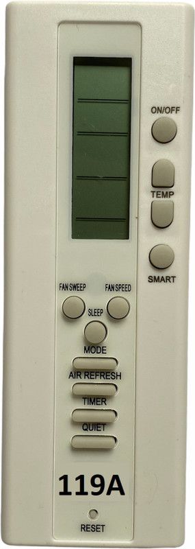 Upix 119A AC Remote Bluestar AC (EXACTLY SAME REMOTE WILL ONLY WORK) Remote Controller  (White)