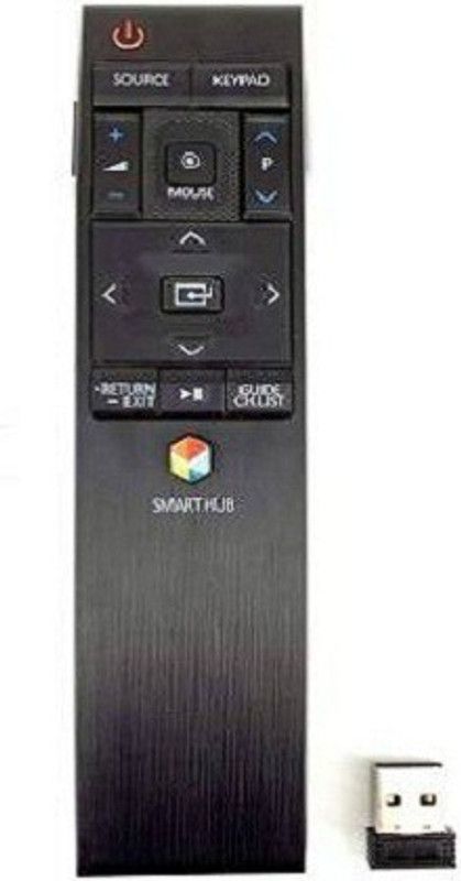 Ehop Replacement for Smart TV Remote Control YY-605,BN59-01220A BN59-01220E Remote Control for Smart TV No Voice & Touch Pad Function HDTV Remote Control Replacement Samsung Remote Controller  (Black)