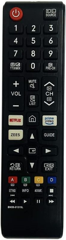 miracles in hand Remote Compatible WITH Samsung Smart LED TV Remote Control Model No:BN59-01315A SAMSUNG Remote Controller  (Black)