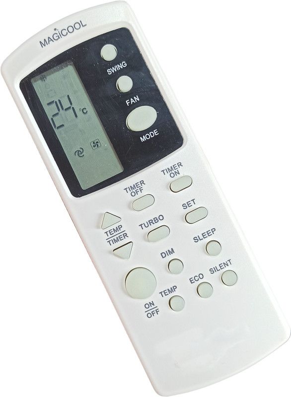 Axelleindia Compatible Florescent Keypad MAGiCOOL AC Remote For Whirlpool AC Remote Controller  (White)