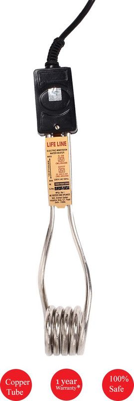 Lifeline PE 10 1000 W Immersion Heater Rod  (Water)