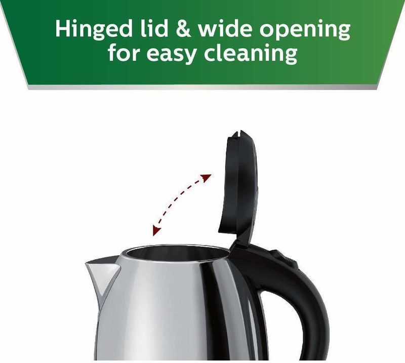 PRATYANG EK86 Electric Stainless Steel Kettle EK17, 2 Litre (Silver-Black) Multi Cooker Electric Kettle  (2 L, Silver)